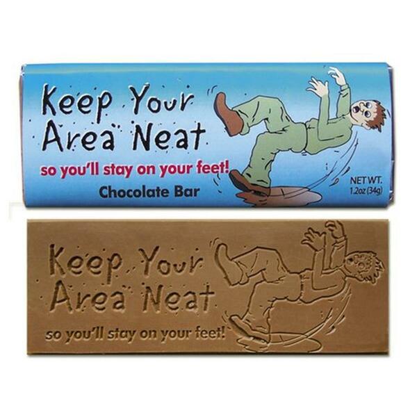 Chocolate Chocolate Keep Your Area Neat Wrapper Bars - Pack of 50 310012
